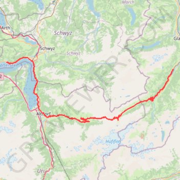 Trace GPS Route4_jour3, itinéraire, parcours