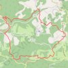 Trace GPS Penne-Vaour-Saint Pantaléon, itinéraire, parcours