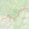 Trace GPS GR65 de Montredon à Montlauzun par Figeac et Cahors, itinéraire, parcours