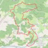 Trace GPS Les Monts du Lyonnais depuis Saint-Laurent-de-Vaux, itinéraire, parcours