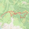 Trace GPS ARTIGUES Esclozes col d'aspin payolle rte + chemin facile, itinéraire, parcours