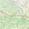 Trace GPS Gurmencon Lourdes 60km par GR, itinéraire, parcours