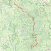 Trace GPS Traversée du Morvan, itinéraire, parcours