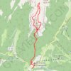 Trace GPS Chartreuse - 1200 - 15 - St Pierre GrandSom, itinéraire, parcours