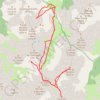 Trace GPS Trou Ane, Cime Pal, Cime Bolofre, itinéraire, parcours