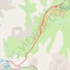 Trace GPS Tour du Mont Thabor, j0, du Lavoir au refuge du Thabor, itinéraire, parcours