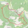 Trace GPS Rando Saint Cirq Lapopie, itinéraire, parcours