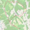 Trace GPS Vignoble auour de Chapelle-de-Rousse, itinéraire, parcours