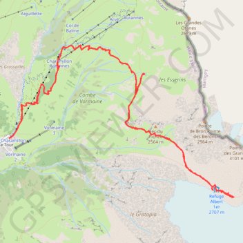 Trace GPS 2023-08-23 16:18:48, itinéraire, parcours