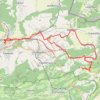 Trace GPS Suisse, montée au dessus de Saint-Ursanne, itinéraire, parcours