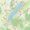 Trace GPS Pays Voironnais - Tour du Lac de Paladru, itinéraire, parcours