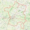 Trace GPS Tour de france en Mayenne, itinéraire, parcours