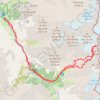 Trace GPS Col des Avalanches, itinéraire, parcours