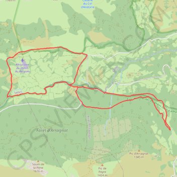 Trace GPS [Itinéraire] Circuit n°6 - Val d'Azun - La vallée perdue, itinéraire, parcours