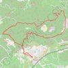 Trace GPS Puget-Ville plateau de Thèmes, itinéraire, parcours