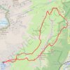 Trace GPS Lac Blanc et lacs des Cheserys, itinéraire, parcours