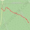 Trace GPS Eddy Lick Trail, itinéraire, parcours