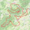 Trace GPS Mil'pattes, itinéraire, parcours