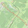 Trace GPS Les Jouvencelles (Prémanon) La Dôle (Suisse), itinéraire, parcours