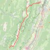 Trace GPS Traversée des Hauts Plateaux - Chartreuse, itinéraire, parcours