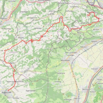 Trace GPS Route4_Jour1, itinéraire, parcours