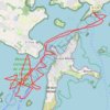 Trace GPS GPX track from UBX NAV-PVT datalog, itinéraire, parcours