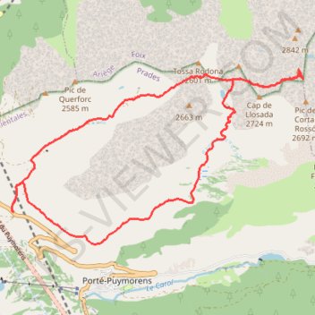 Trace GPS Puig de Coma d'or, itinéraire, parcours