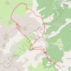 Trace GPS Pointe d'Areu, itinéraire, parcours