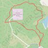 Trace GPS Denman common for Orienteering event, itinéraire, parcours