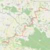 Trace GPS Chemin de Saint Michel (voie de Paris) etape 11 A, itinéraire, parcours
