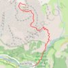 Trace GPS Tete de la maye, itinéraire, parcours