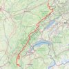 Trace GPS Grande Traversée du Jura à VTT, itinéraire, parcours