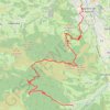 Trace GPS Lesponne - Le Monné - Bagnères de Bigorre, itinéraire, parcours