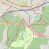 Trace GPS Boucle de dans le Bois de Versailles (78 - Yvelines), itinéraire, parcours