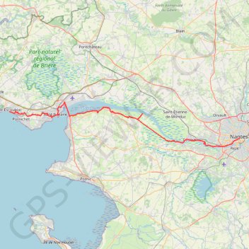 Trace GPS Traversée Moderne - Etape 1, itinéraire, parcours