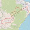 Trace GPS Stromboli, itinéraire, parcours