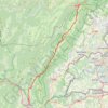 Trace GPS Mijoux - Bellegarde - 2 nuits - 44km, itinéraire, parcours