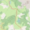 Trace GPS Rochegrand depuis le col d'Allos, itinéraire, parcours