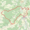 Trace GPS GRP Ouest des Vosges, itinéraire, parcours