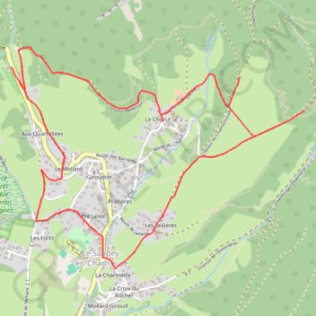 Trace GPS Boucle du Belvédère - Sappey-en-Chartreuse, itinéraire, parcours