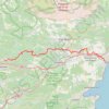 Trace GPS GR653A Randonnée de Fréjus à Le Val (Var), itinéraire, parcours
