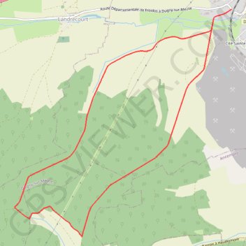 Trace GPS Les 8 chevaux - Dugny-sur-Meuse, itinéraire, parcours