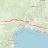 Trace GPS Route Napoléon J1 : Marssac-sur-Tarn à Brignoles, itinéraire, parcours