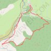 Trace GPS Croix du Mont-Agu, itinéraire, parcours