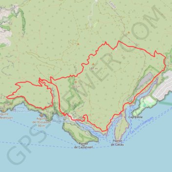 Trace GPS Des Calanques de Port-Miou aux falaises du Devenson - Cassis, itinéraire, parcours
