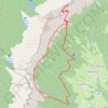 Trace GPS Pas de la Balme depuis Saint-Andéol, itinéraire, parcours