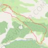 Trace GPS Crete du Teillon, itinéraire, parcours