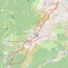 Trace GPS Chamrousse - Refuge de la Pra, itinéraire, parcours