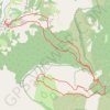 Trace GPS Remuzat Tête du Mouret, itinéraire, parcours