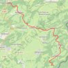 Trace GPS Grande Traversée du Jura (GTJ) - Saint-Hippolyte - Gîte du Vanney, itinéraire, parcours